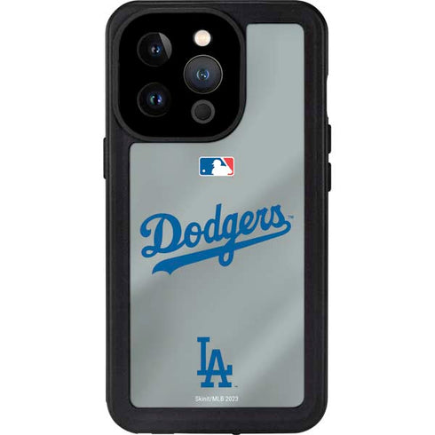 MLB Los Angeles Dodgers Road Jersey iPhone 15 Pro Waterproof Case